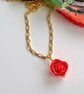 Red rose necklace - Image 5