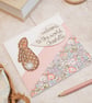 Bunny Personalised New Baby Card - Image 3