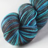 Aqua Choc - Superwash Merino/nylon sock yarn