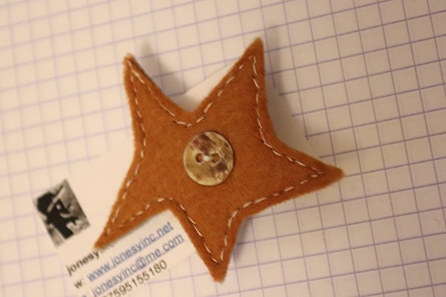 Star Felt Badge