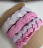 Pastel Cochineal Alkanet Natural Dye Pink Purple Cotton Ricrac Tape - Image 2