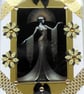 Art Deco Style Lady - Hand Crafted Decoupage Greeting Card - Blank 3117