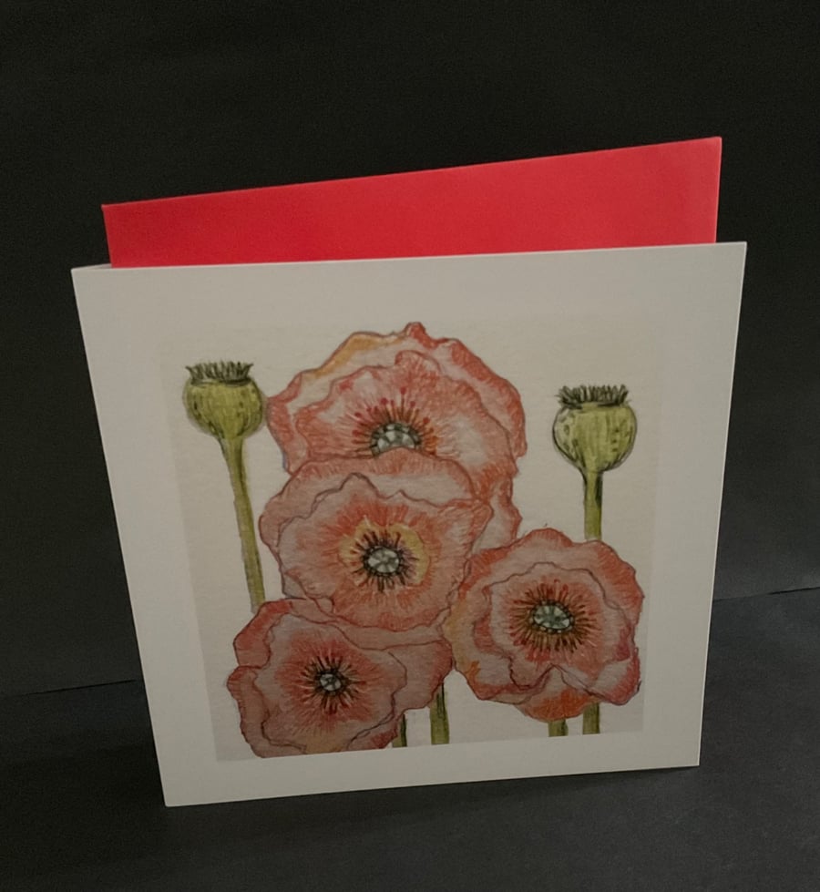 Everyone likes a Poppy greeting card