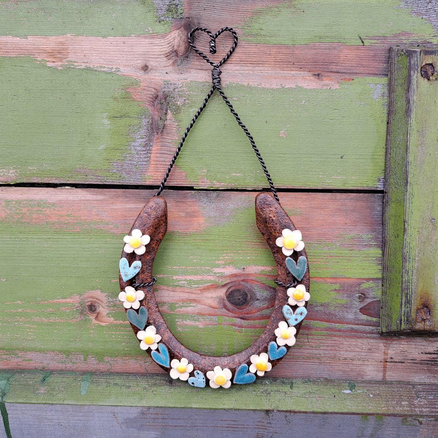 Upcycled Real Horseshoe