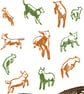 Gambolling A3 poster-print - Image 2