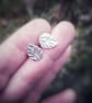 Beech leaf stud earrings  - Image 4