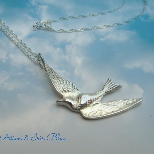 Silver Bird Necklace