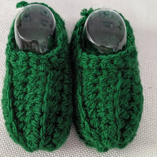 Green Baby shoes newborn