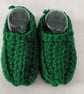 Green Baby shoes newborn