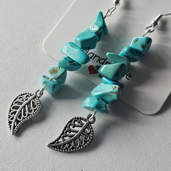 Breathe Turquoise Earrings