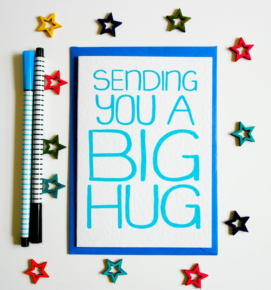 Sending You a Big Hug, Thinking Of You, Just Because Card