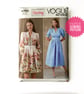 Paper Sewing Pattern for Misses’ Dress V1934