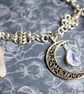 Crescent Moon and Quartz Chainmaille Choker - Image 7