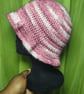 Strawberries & Cream Cosmic Dust Glitter Bucket Hat - Image 2