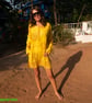 Hindu Print Kurta, Handmade Unisex Festival Tunic, Comfy Boho Indian
