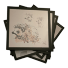 Prints of original hedgehog sketches 