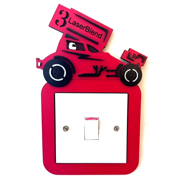 Rev Up Your Room with the Banger Racing UK Light Switch Surround!