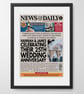 Personalised Anniversary Gift Newspaper, for any year - Image 1