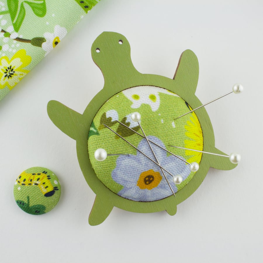 Magnetic Turtle Pin Cushion