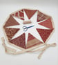 Red and gold traditional bunting.   - Image 8