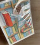 My Favourite Book, miniature watercolour painting, paper, trading card - Image 5