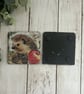 Slate Coasters Set of 2 - Decoupage Hedgehog, Kitchen, Gift Idea, Upcycled - Image 6
