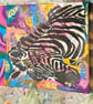 Vibrant zebra