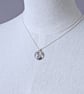 Sterling silver curl pendant - 18" belcher chain - Image 2
