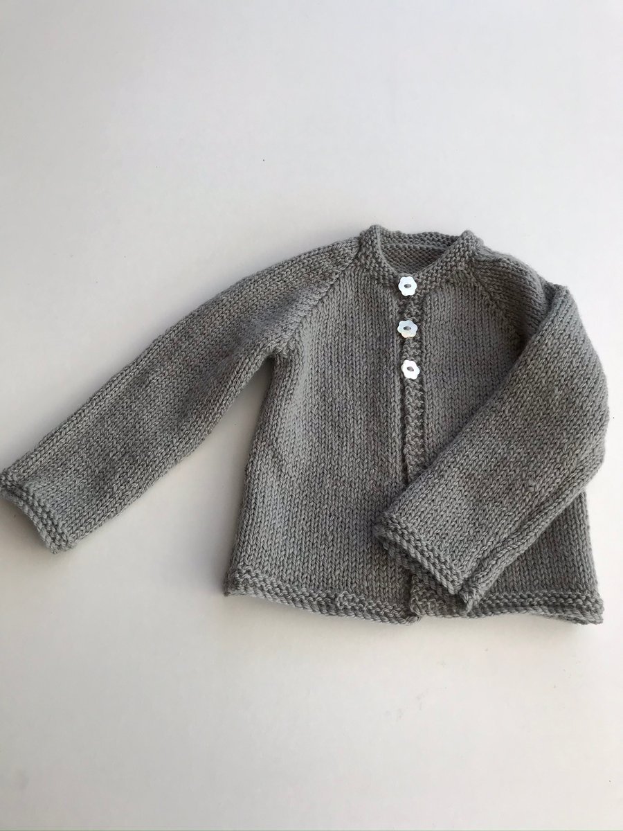 Classic baby cardigan