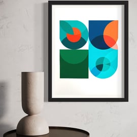 Giclée print - bold geometric pattern 