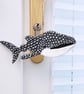 Whale Shark Ceramic Hanging Ornament - Handmade