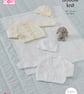 Knitting Pattern - King Cole DK Pattern 5567 - Cardigans, Hat, Bonnet & Blanket - Image 1