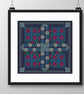 048 - Cross Stitch pattern Folk Art Tiles Sampler - Traditional - Image 2