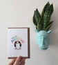 Porg Valentines Birthday Anniversary Star Wars Card - Image 3