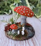Red Mushroom Ornament - Handmade Cottagecore Shelf Decoration - Image 5