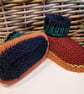 Gender Neutral Funky Bright Baby Booties 3-6 months size  - Image 3