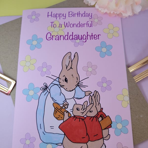 Granddaughter birthday card 