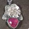 Ruby Strawberry pendant