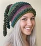 Red and Green Tassel Beanie Hat  Winter Warm Secret Santa