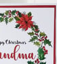 Grandma Christmas card, Christmas card for grandma, nana card for Christmas, poi - Image 4