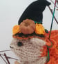 Hand Knitted Mini Witch Mouse - Vida - Image 3
