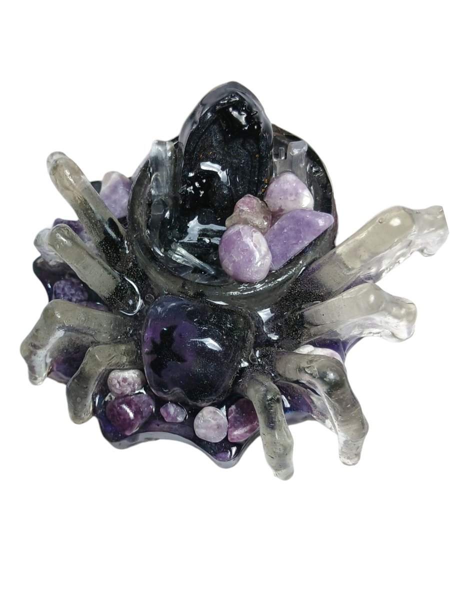The Lepidolite Moonweaver Spider