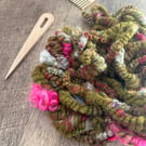 Art Yarn Handspun Corriedale and Polwarth