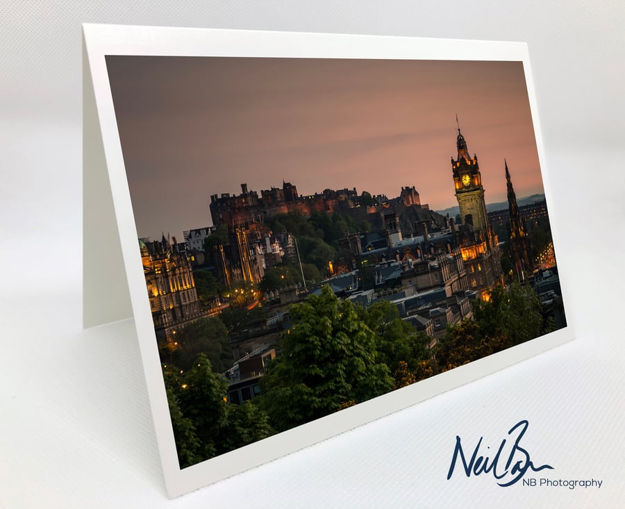 Edinburgh Castle - Scotland Greeting Card by Neil Barr