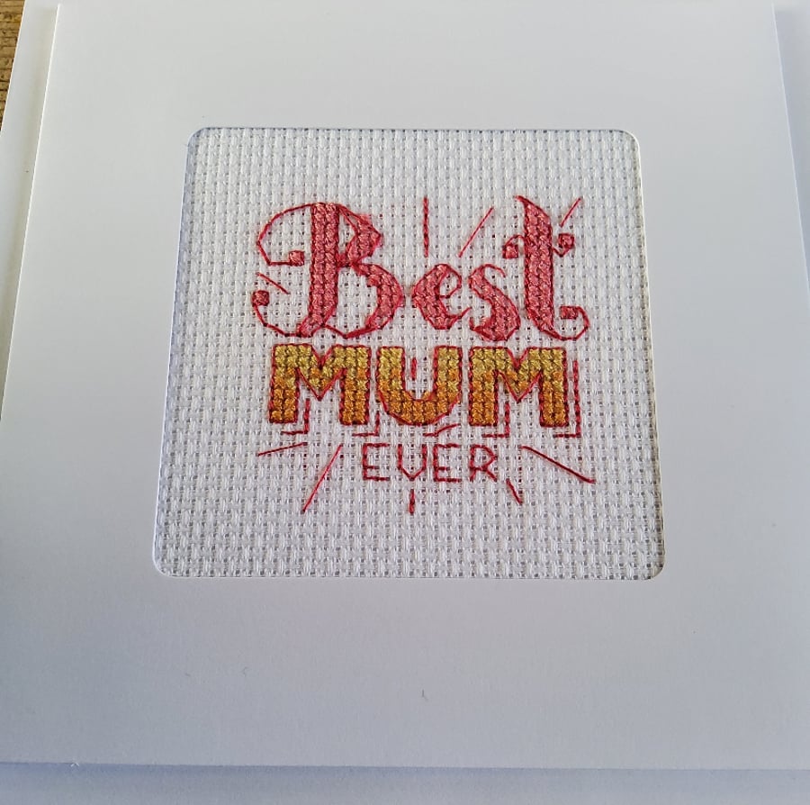 Best Mum Mothers Day Card