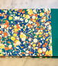 HANDMADE A5 LEATHER MARBLED SKETCHBOOK  - Image 2