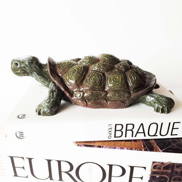 Tortoise Ceramic Ornament - Handmade