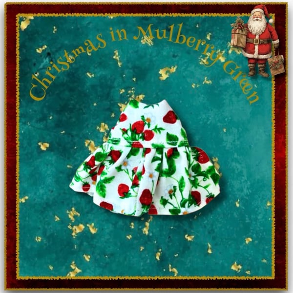 Strawberries Dress for Baby Daisy 