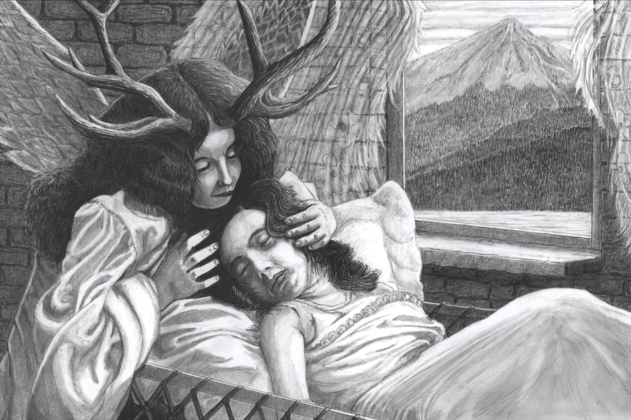 The Call Of The Tylwyth Teg - David W. J. Lloyd - Giclée Art Print - Fairy Folk