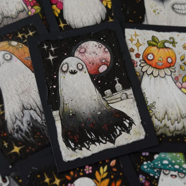 ghostober ghost - day 4 - graveyard ghoul